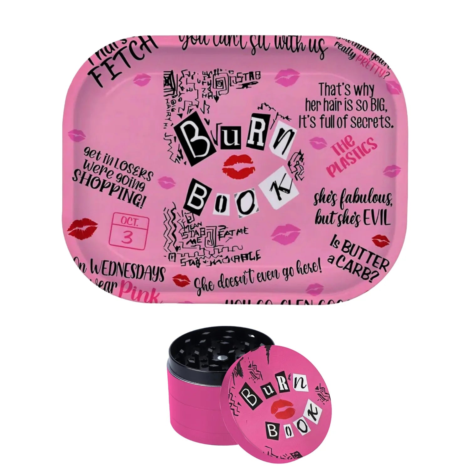 Burn Book GreenZmoke Set Grinder+ Tablett